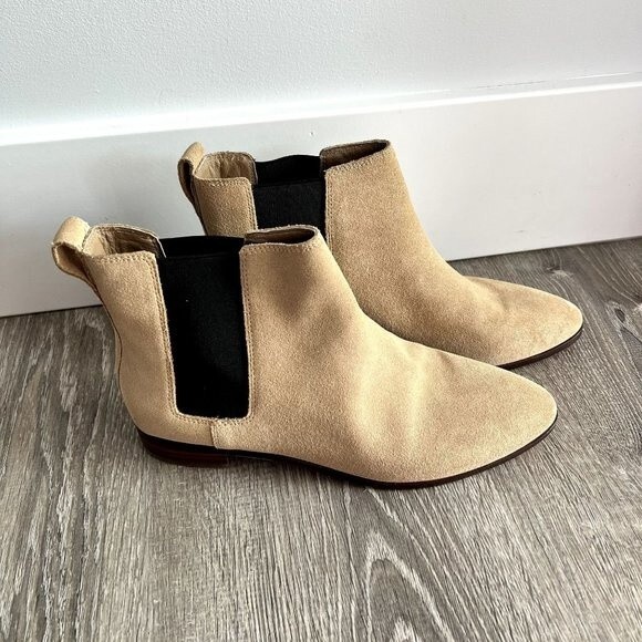 J.Crew Suede Chelsea Boots - Picture 1 of 7